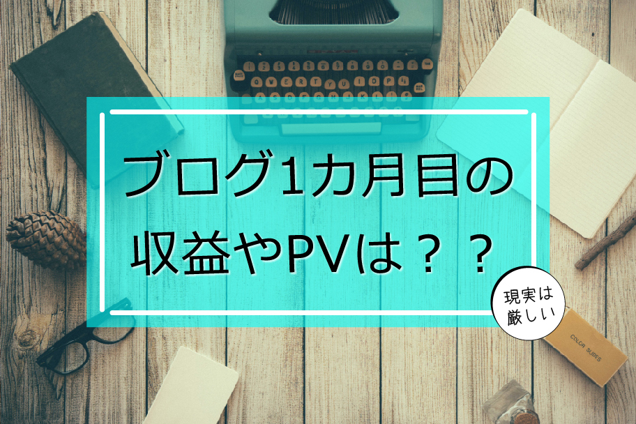 ブログ運営報告 開設1ヶ月目 現実は厳しい Nohablog