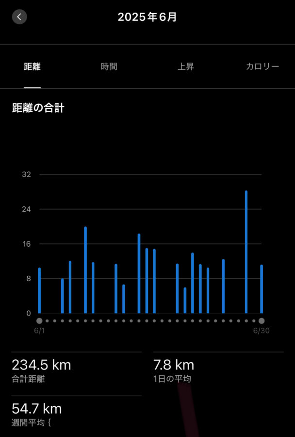 月間走行距離_25年6月_月間200km