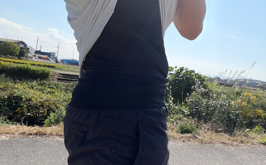 ノースフェイス_100ドライWRタンク_レビュー_着用