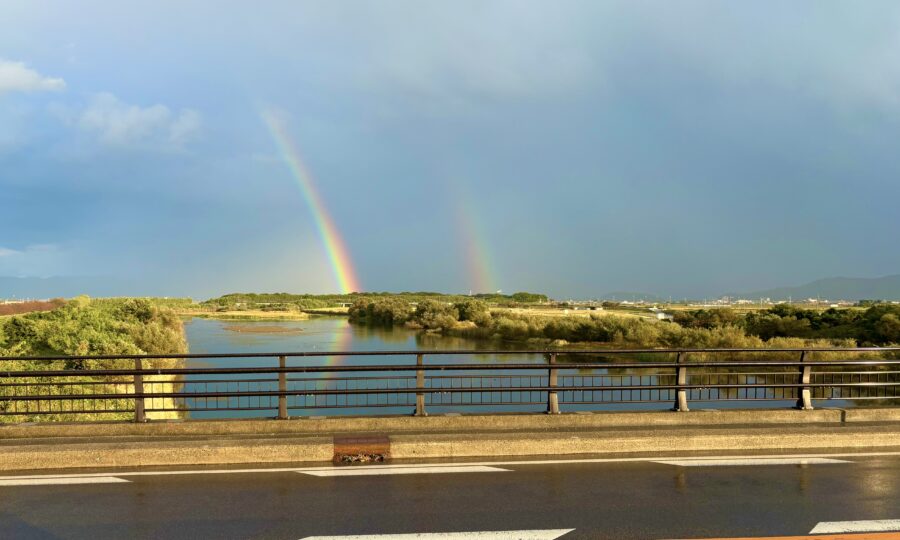 BIWA100ウルトラウォーク_虹