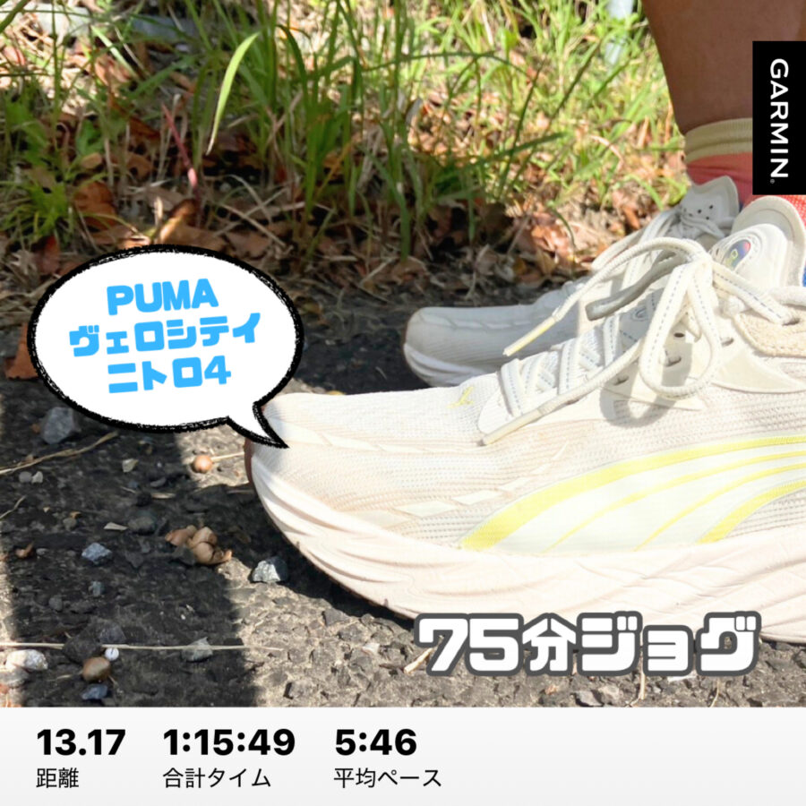 ハーフマラソン_100分切り_ジョグ