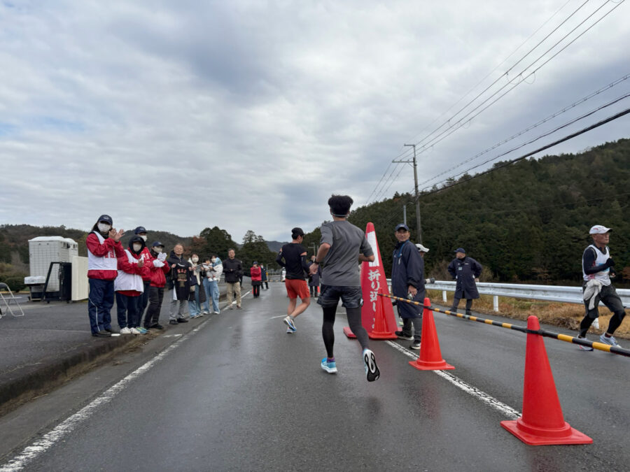 京都亀岡ハーフマラソン_第二折り返し地点