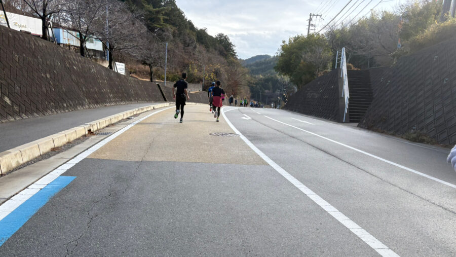 京都亀岡ハーフマラソン_16km地点