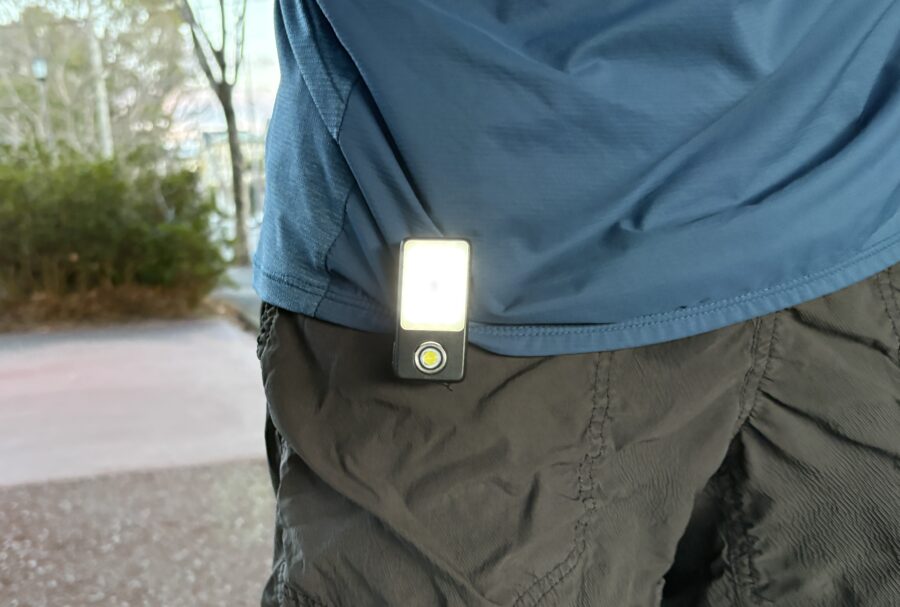 Link-N クリップライト_装着点灯